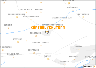 map of Koptsevy Khutora