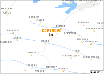 map of Koptsovo