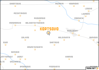 map of Koptsovo