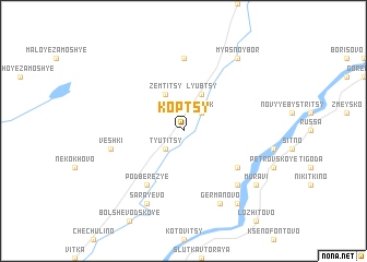 map of Koptsy