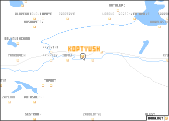 map of Koptyush