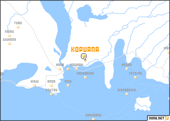 map of Kopuana