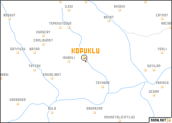 map of Köpüklü