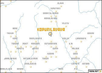 map of Kopurilavava