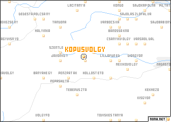 map of Köpüsvölgy