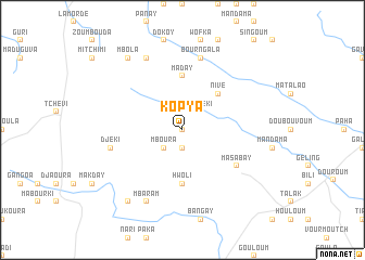 map of Kopya