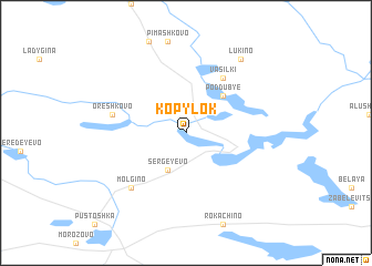 map of Kopylok