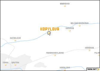 map of Kopylova