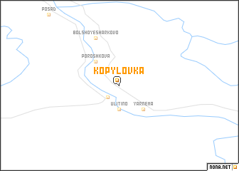 map of Kopylovka