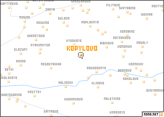 map of Kopylovo