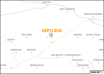 map of Kopylovo