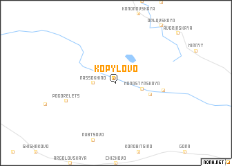 map of Kopylovo