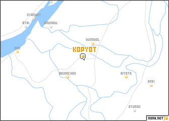 map of Kopyot