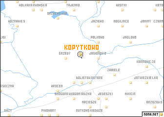 map of Kopytkowo