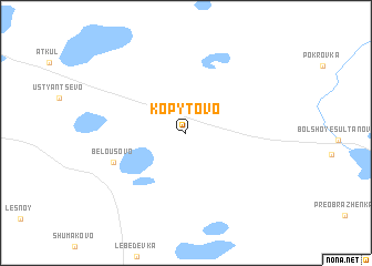 map of Kopytovo