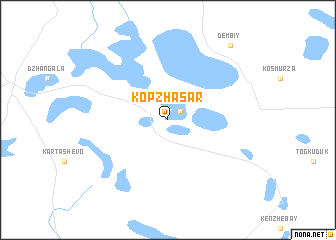 map of Köpzhasar