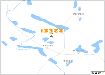 map of Kopzhasar