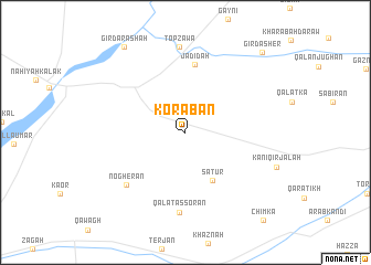 map of Koraban