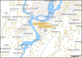 map of Kora Basti