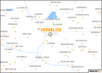 map of Korablino