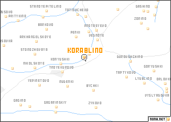 map of Korablino