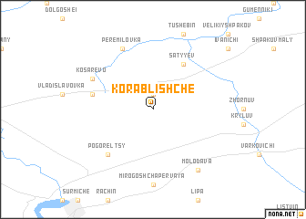 map of Korablishche