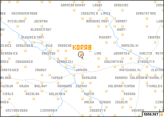 map of Korab