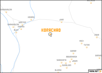 map of Korachāo