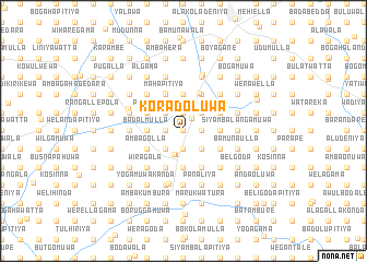 map of Koradoluwa