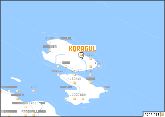 map of Koragul