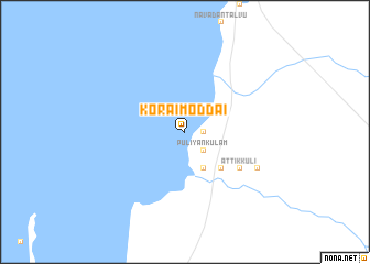 map of Koraimoddai