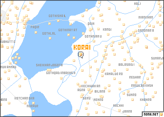 map of Korāi