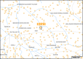 map of Korāi