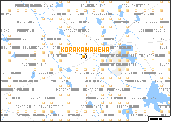 map of Korakahawewa