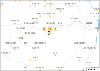 map of Koraké