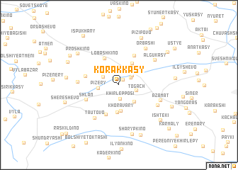 map of Korakkasy