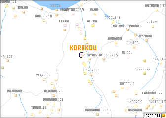 map of Korakou