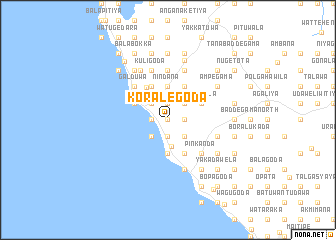 map of Koralegoda