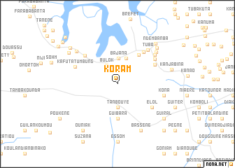 map of Koram