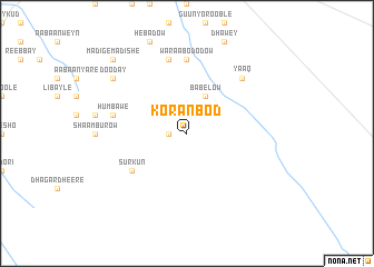 map of Koranbod