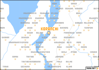 map of Koranchi