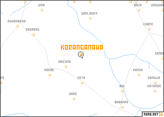 map of Koran Ganawa