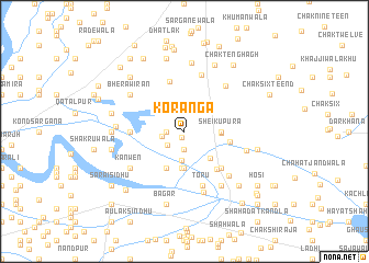 map of Koranga