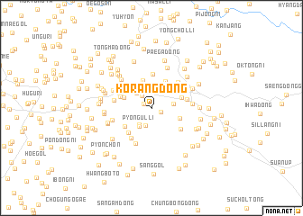 map of Korang-dong