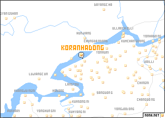 map of Koranha-dong