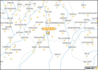 map of Korāni