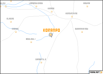 map of Koranpo