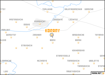 map of Korany