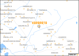 map of Korapata