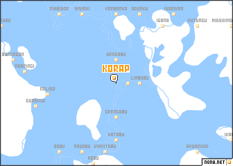 map of Korap